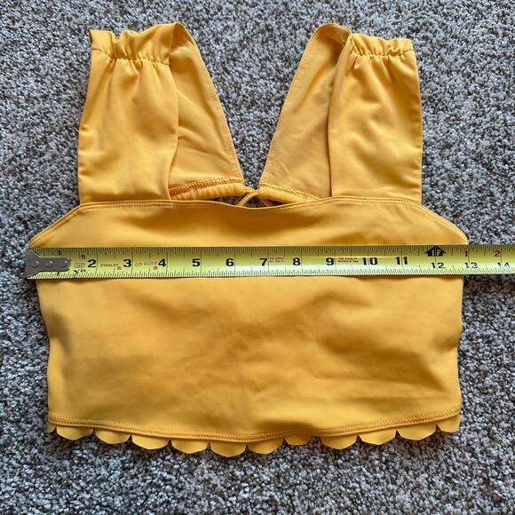 Free People Movement Suns Out yellow strappy crop cami size XS - Picture 8 of 8